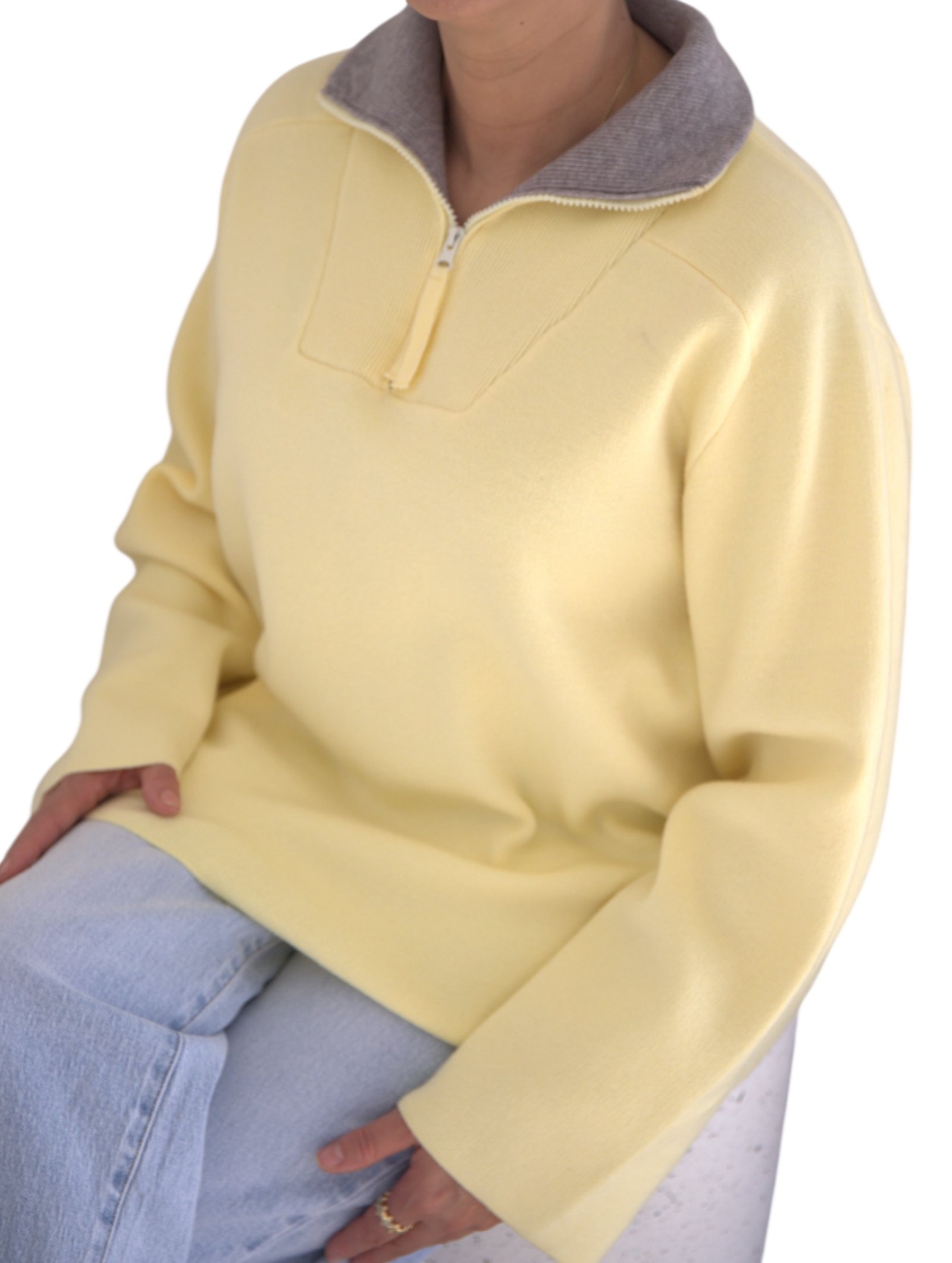 Pull bicolore