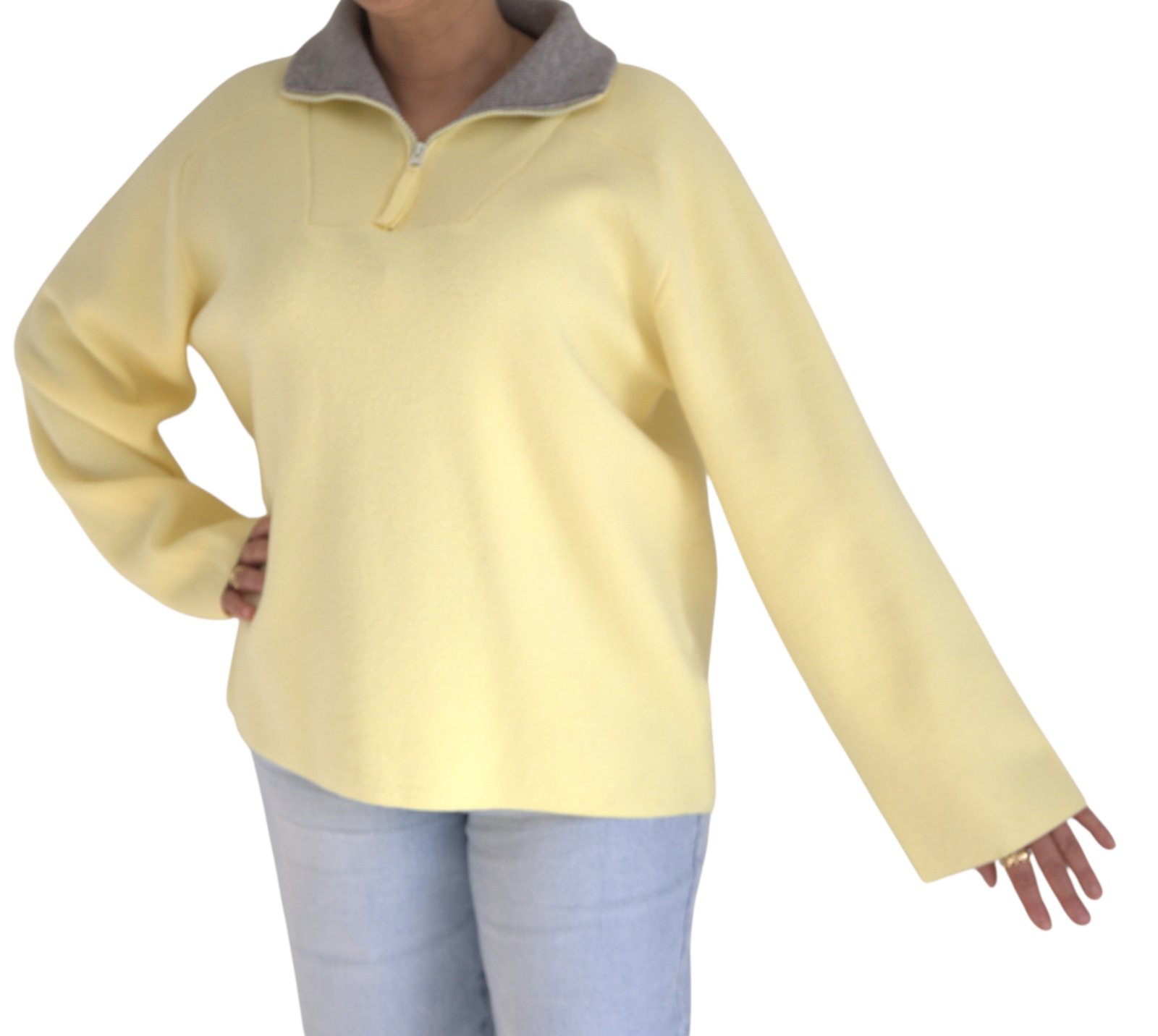 Pull bicolore